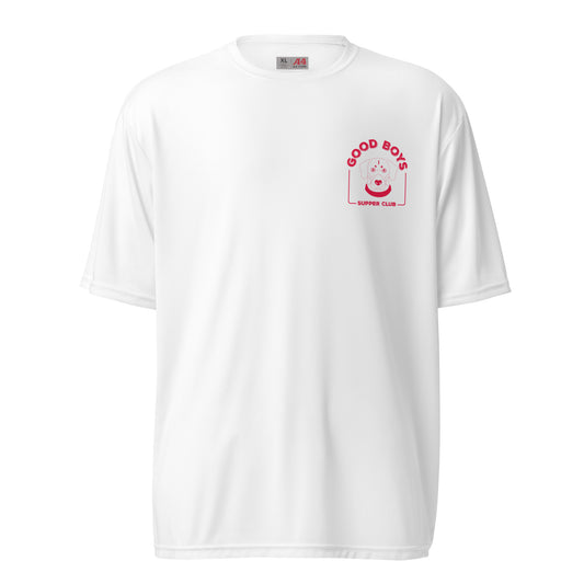 White "GOOD BOYS SUPPER CLUB" Tee - Front