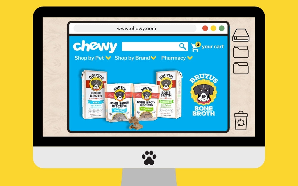 Chewy.com Signs Distribution Deal with Brutus Broth
