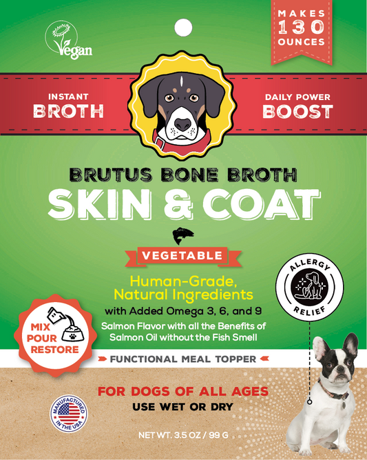 Vegetable Instant Brutus Bone Broth Skin & Coat Mega Pack Bag