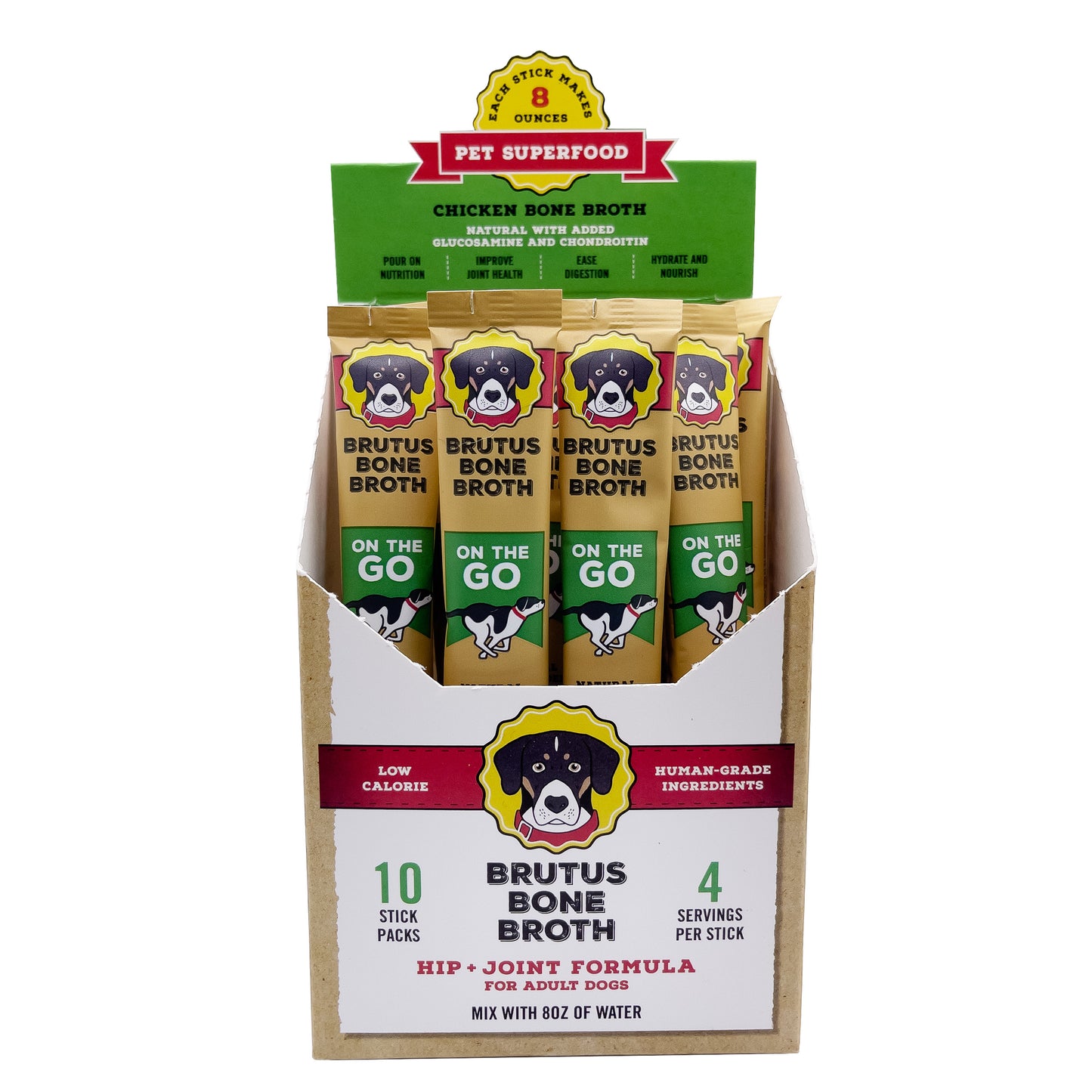 Wholesale Brutus on the Go Chicken  - 10 stick Pack