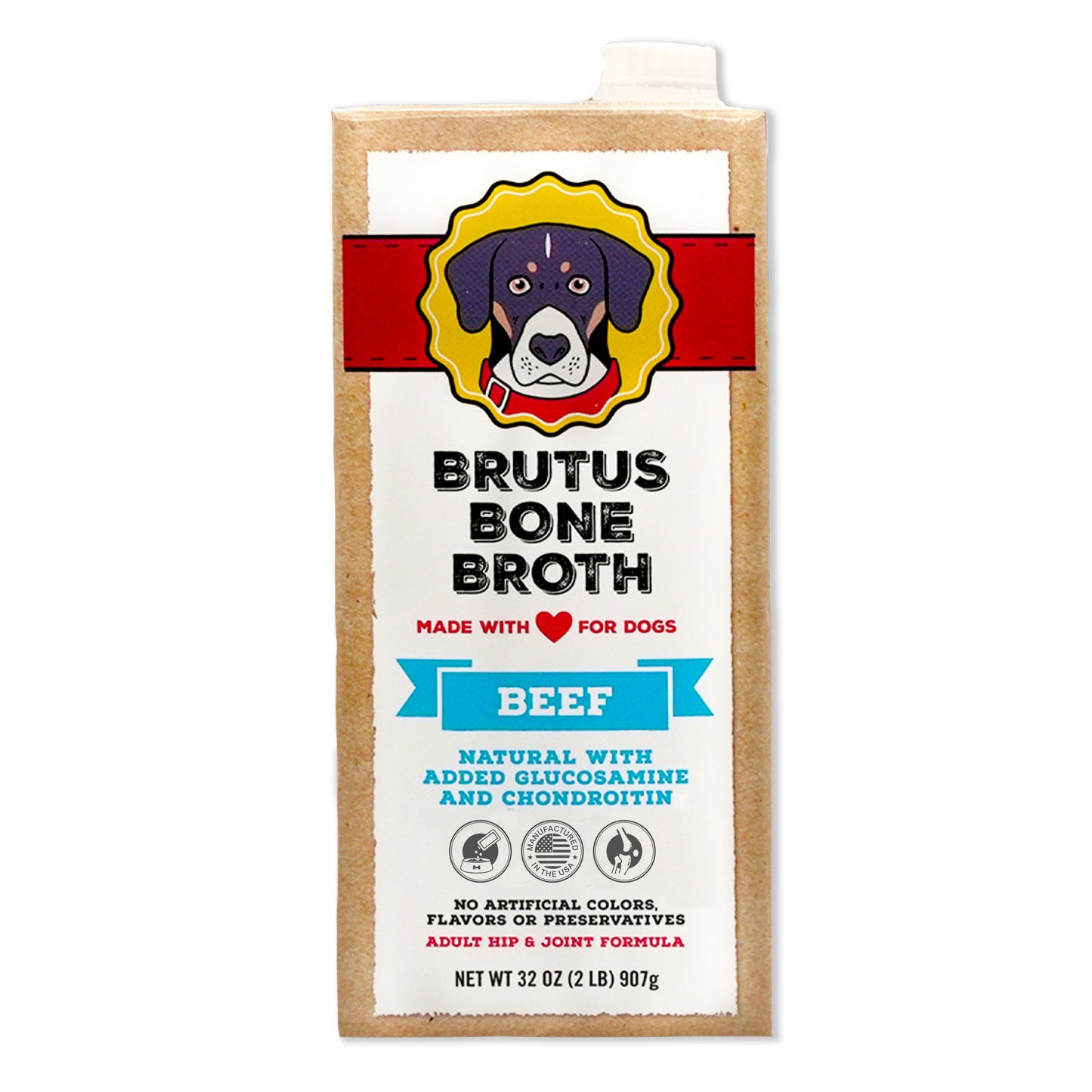 Beef bone broth - front of box