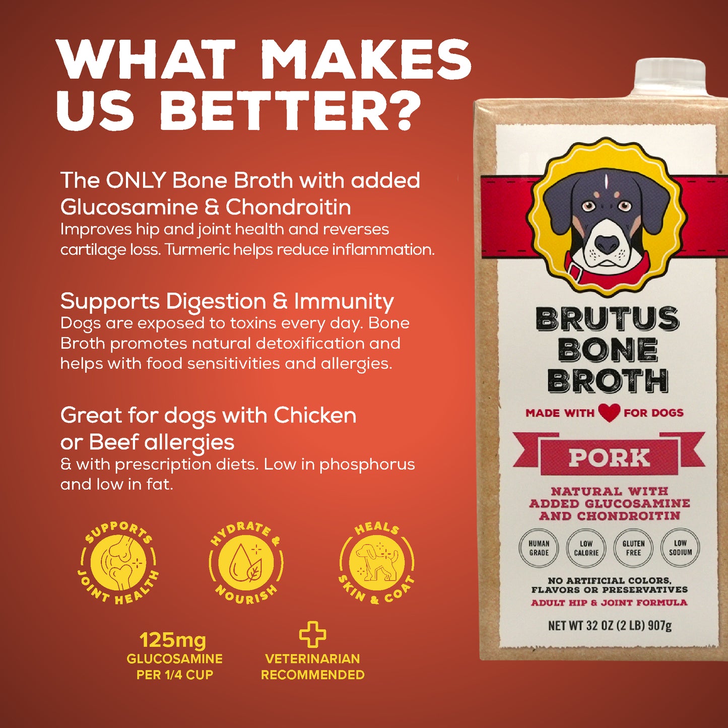 Brutus Bone Broth - Pork