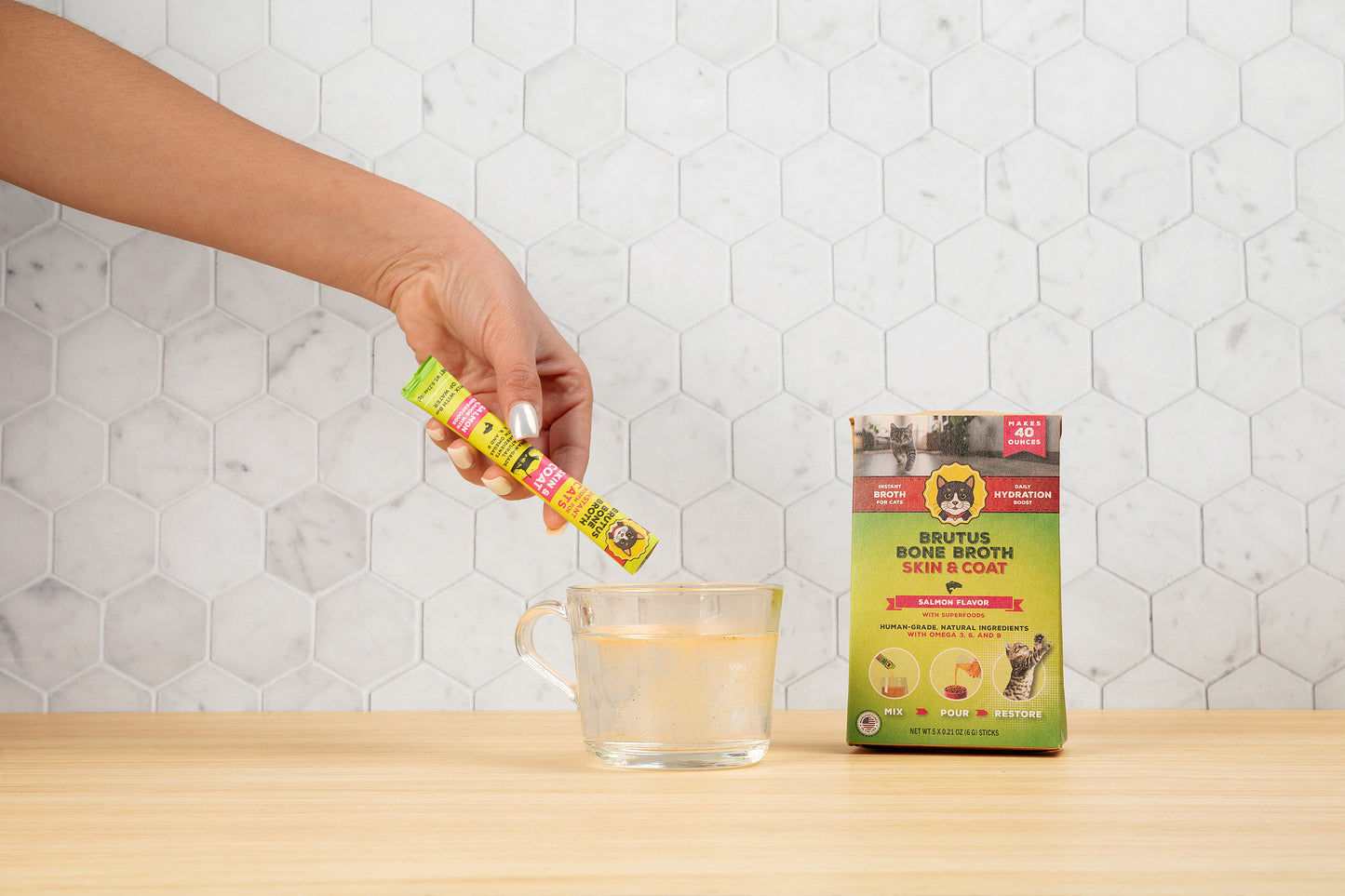 Skin & Coat Broth for Cats