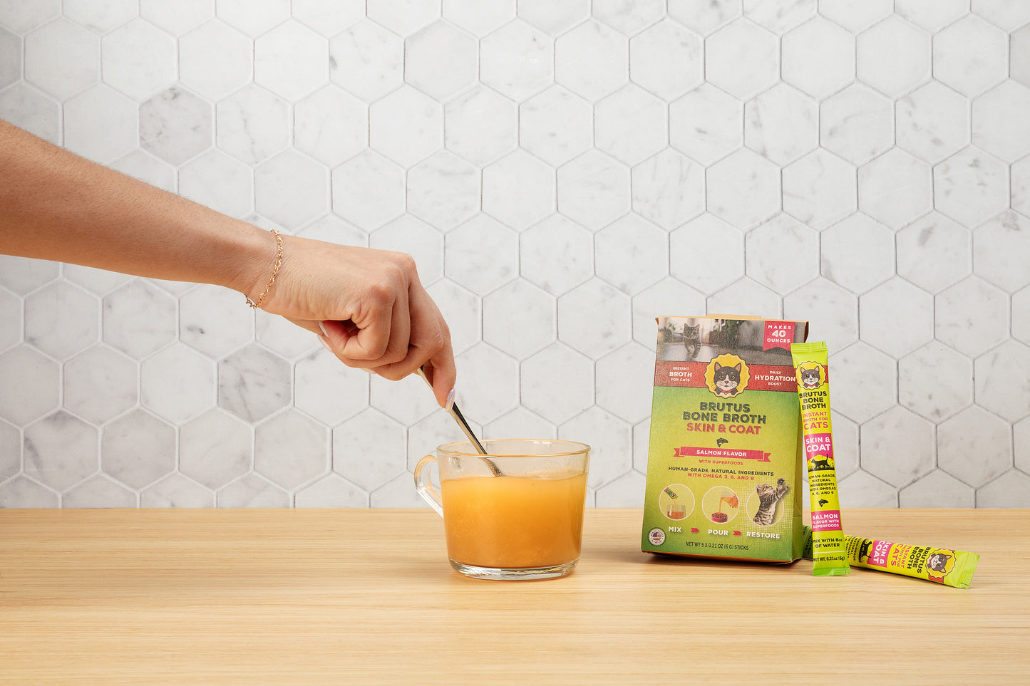 Skin & Coat Broth for Cats