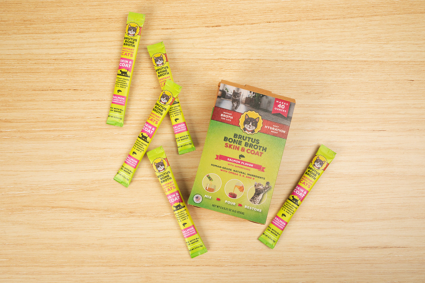 Skin & Coat Broth for Cats