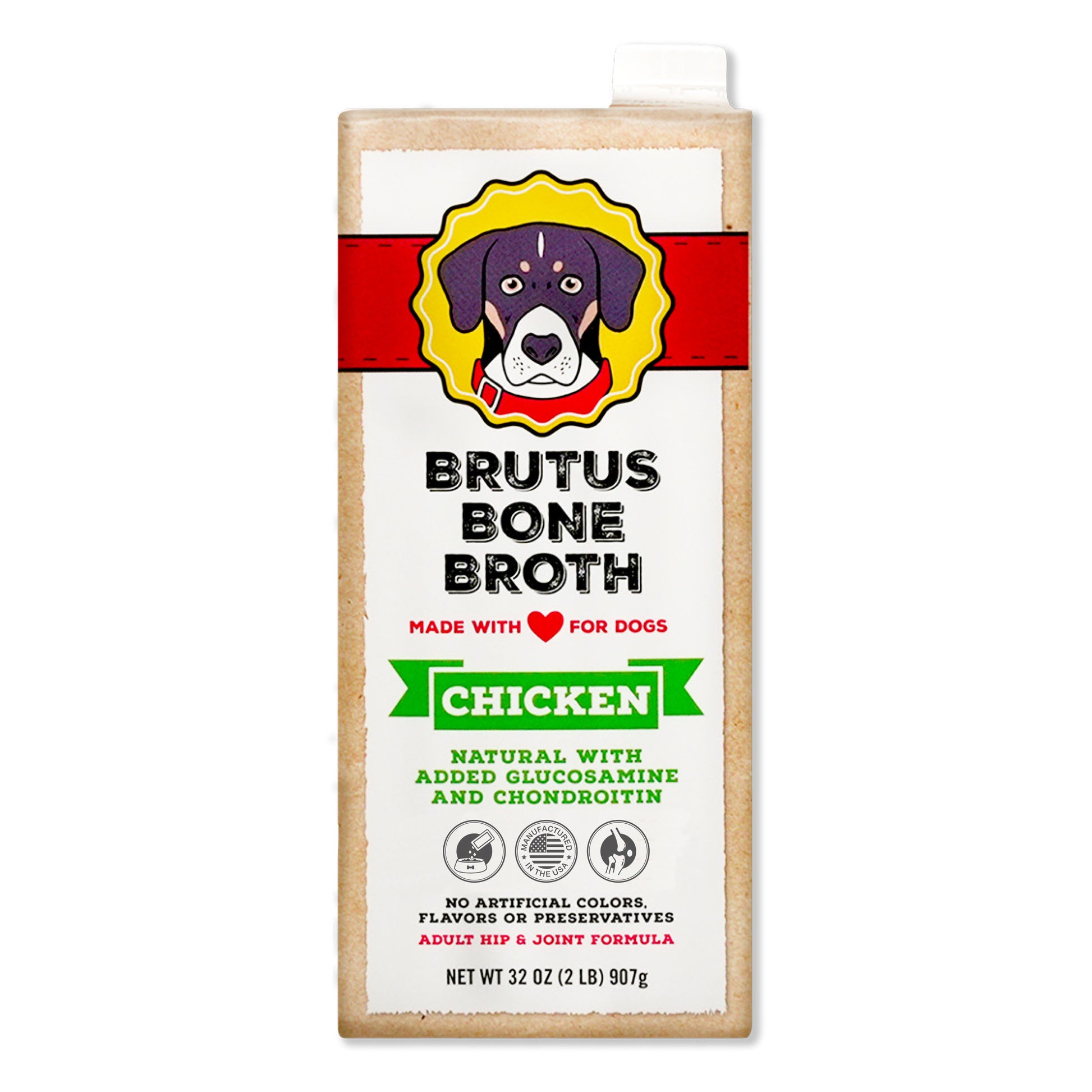 Chicken bone broth - front of box