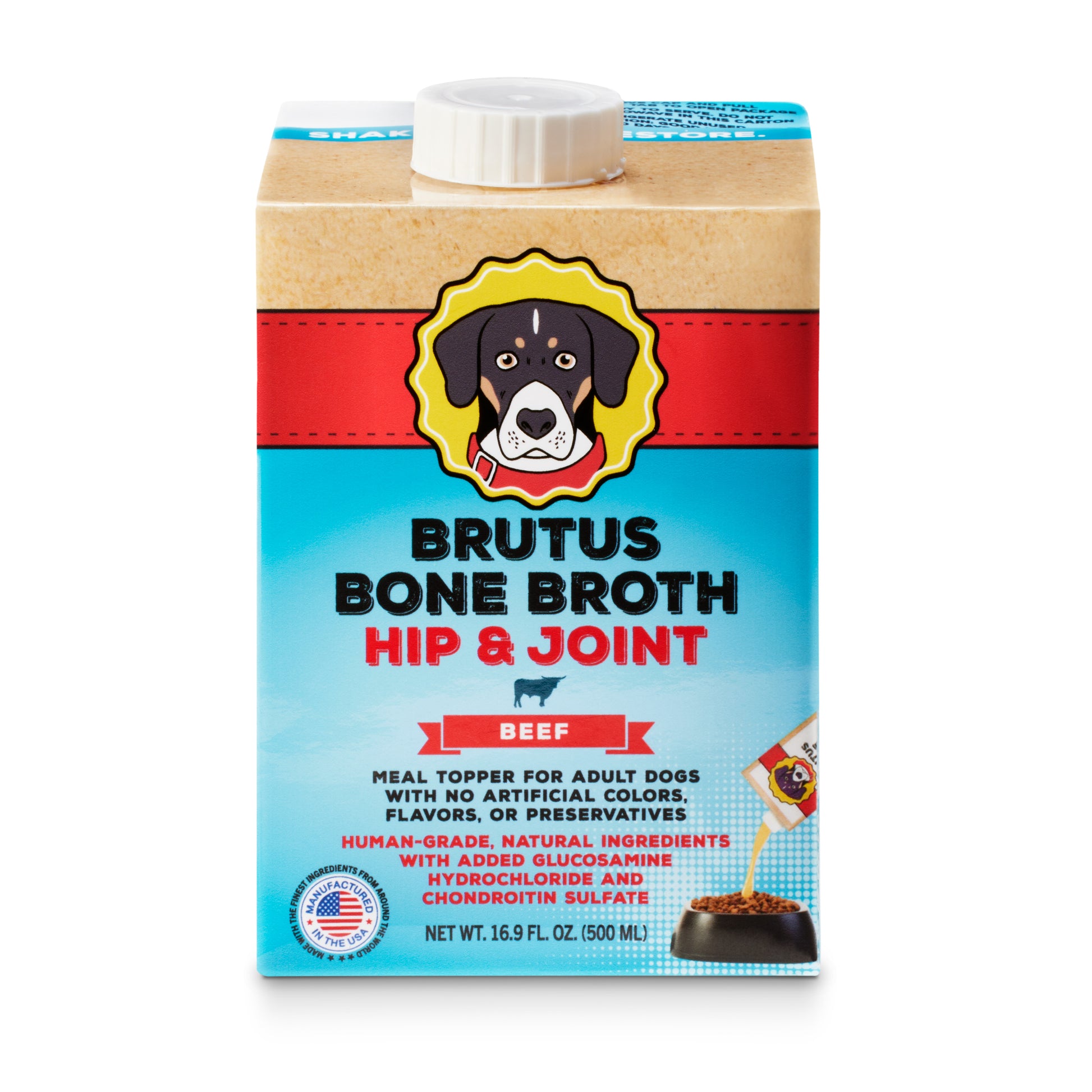 Brutus Broth Mini Hip & Joint Beef Bone Broth Topper