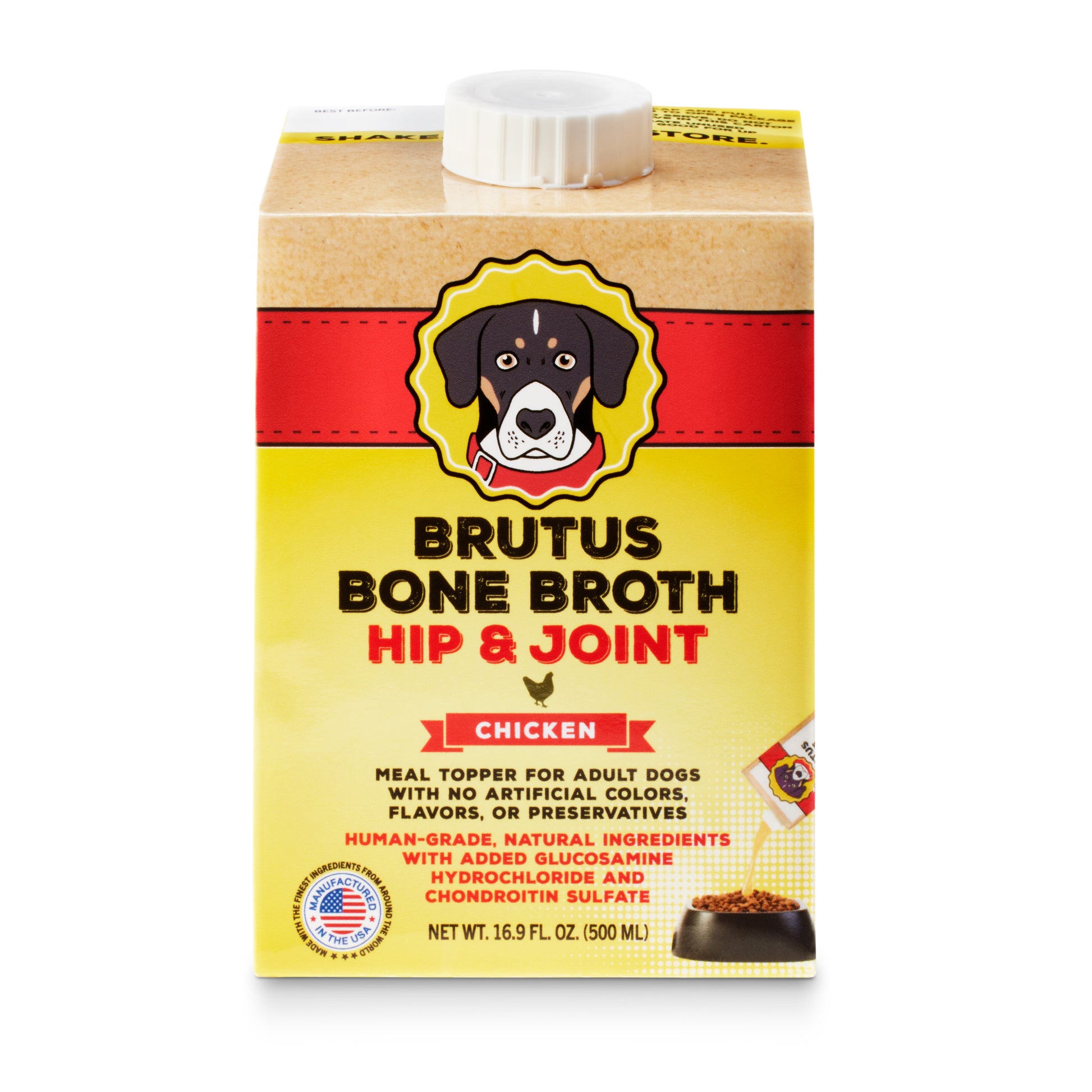 Brutus Broth Mini Hip & Joint Chicken Bone Broth Topper