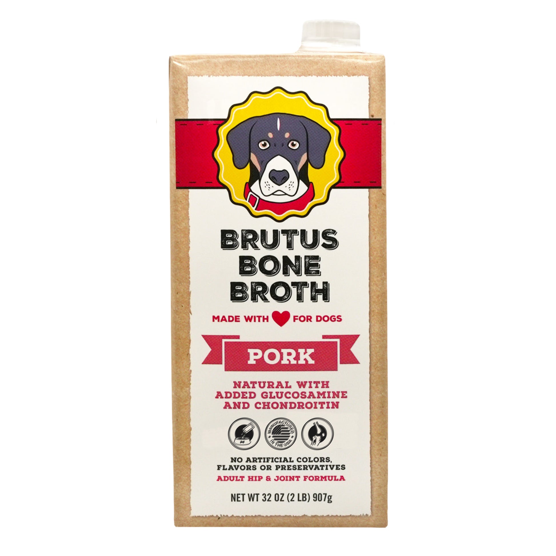 Pork bone broth - front of box