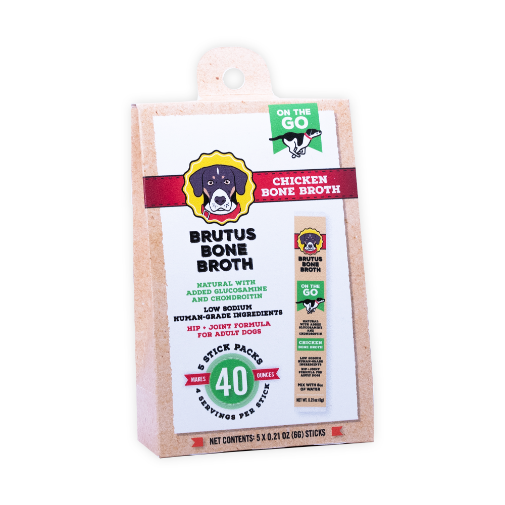 Chicken Instant Brutus Bone Broth 5-Stick Pack - Front