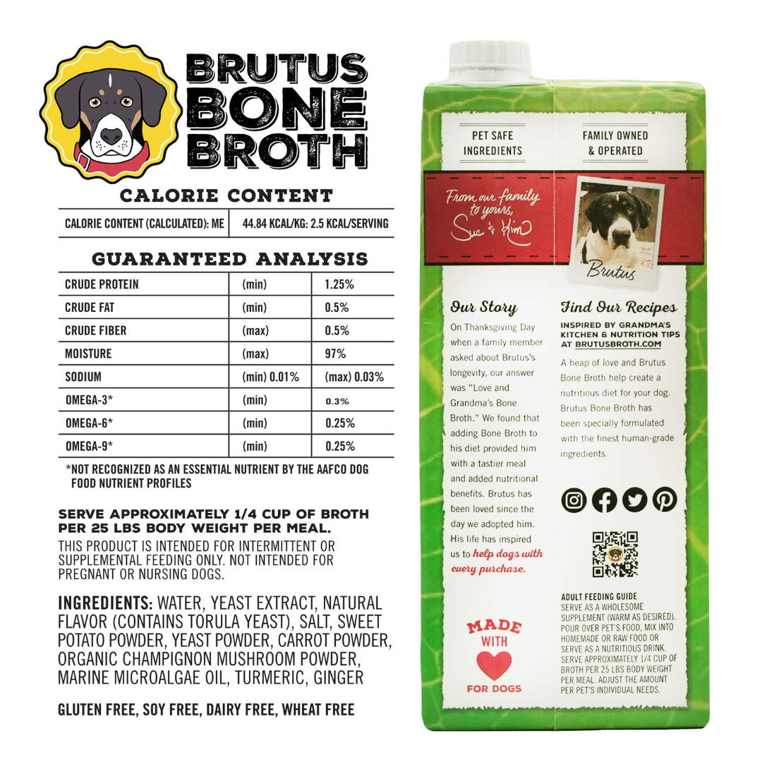 Brutus Vegetable Broth - Salmon Flavor